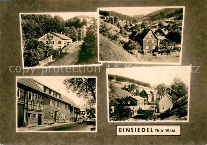 Einsiedel Thueringen Ferienheim VEB Fernmeldewerk Leipzig Gaststaette Zum golden