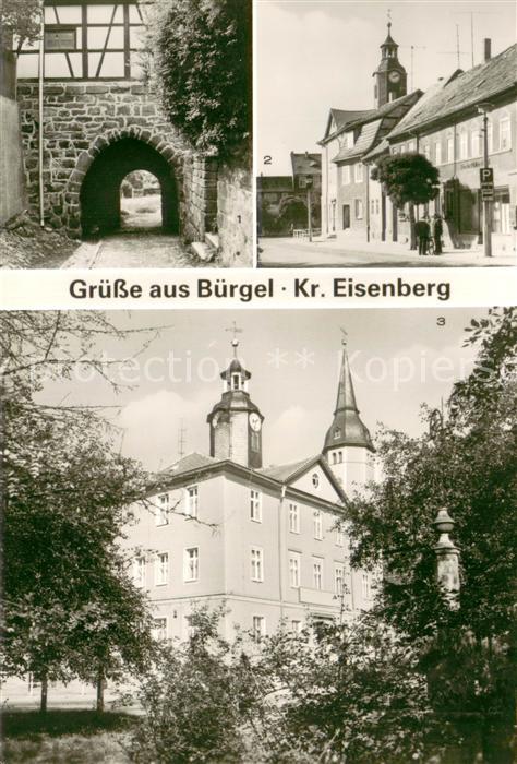 Buergel Thueringen Badertor Eisenberger Strasse Rathaus
