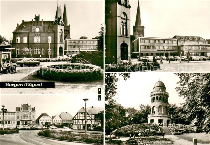 Bergen Ruegen Karl Marx Platz Ernst Moritz Arndt Turm