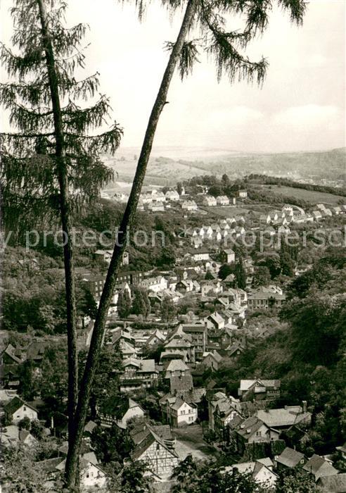 Thal Ruhla Panorama Blick vom Schlossberg Luftkurort
