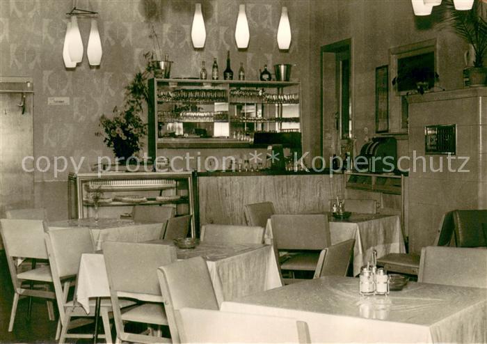 Hinterrod Waffenrod HO Restaurant Park-Cafe Luftkurort Thueringer Wald