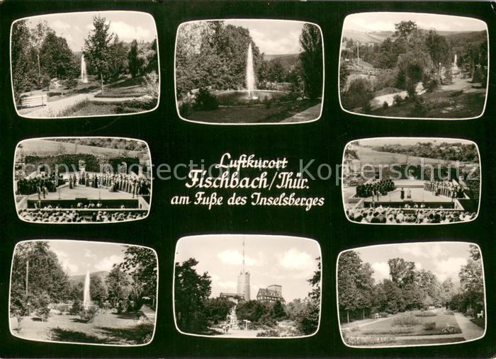 Fischbach Waltershausen Teilansichten Luftkurort am Fusse des Inselsberges
