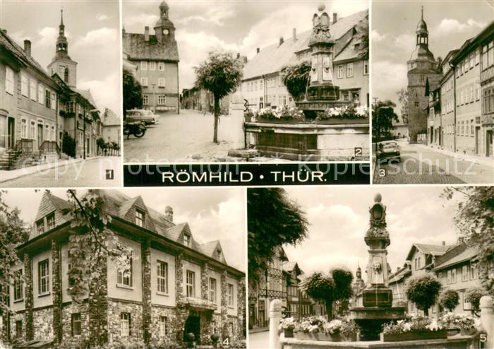 Roemhild Griebelstrasse Rathaus Karl Marx Platz Turm Museum