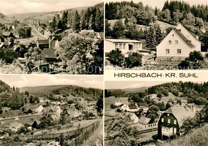 Hirschbach Suhl Teilansichten Erholungsort