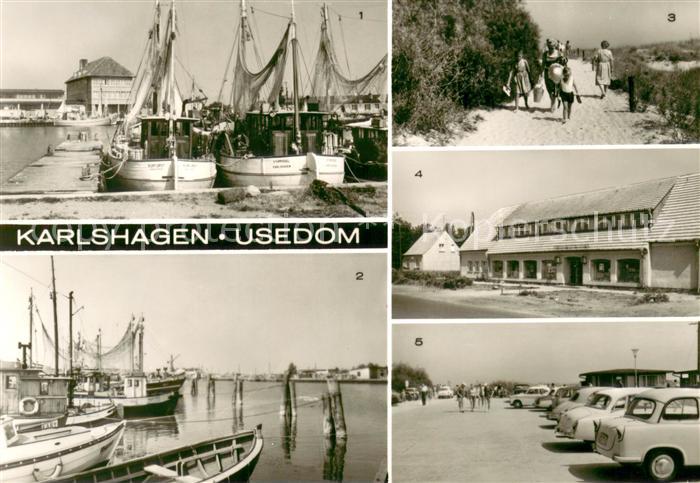 Karlshagen Fischerhafen Weg zum Strand HO Landwarenhaus