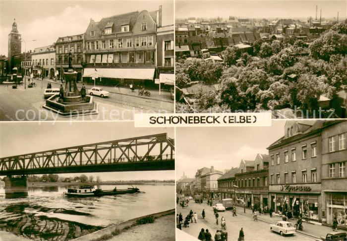 Schoenebeck Elbe Platz der Deutsch Sowjetischen Freundschaft Ernst Thaelmann Bru