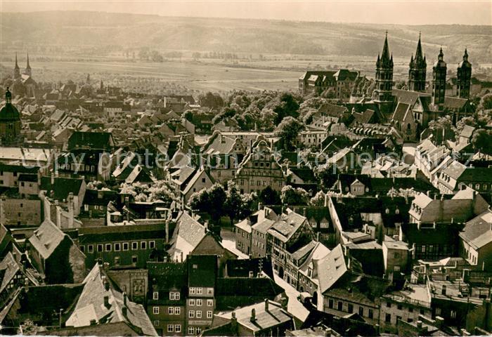 Naumburg Saale Blick vom Stadtturm nach Westen