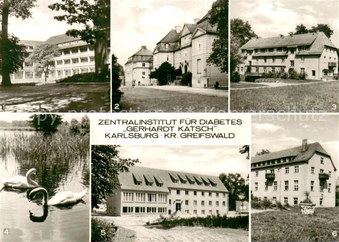 Karlsburg Greifswald Zentralinstitut fuer Diabetes Gerhardt Katsch