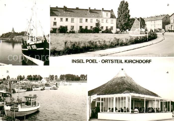 Kirchdorf Insel Poel Hafen Wismarsche Strasse Hafen Gaststaette Hafenpavillon
