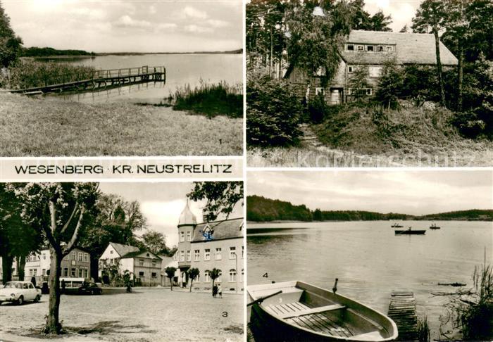 Wesenberg Mecklenburg Grosser Labussee Jugendherberge Marktplatz Grosser Weisser