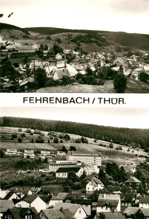 Fehrenbach Thueringer Wald Panorama Erholungsort FDGB Erholungsheim Fritz Sattle