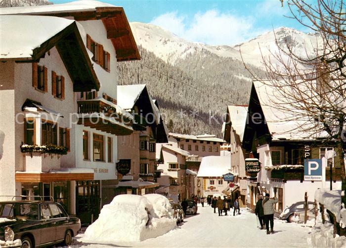 St Anton Arlberg Ortszentrum Wintersportplatz in den Alpen