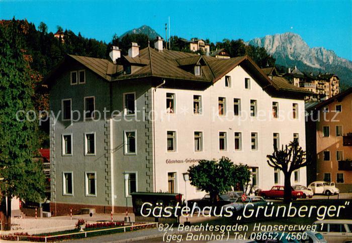 BERCHTESGADEN Bayern Gaestehaus Gruenberger