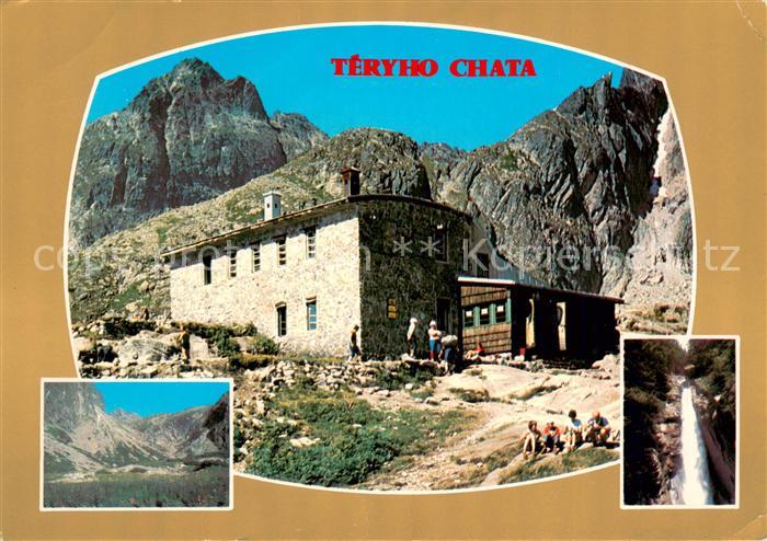Vysoke Tatry Teryho chata Tatransky narodny park Nationalpark Wasserfall