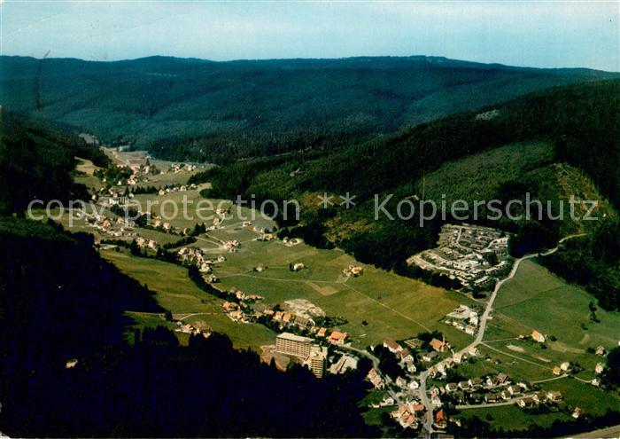Buhlbach Obertal Luftkurort im Schwarzwald Fliegeraufnahme