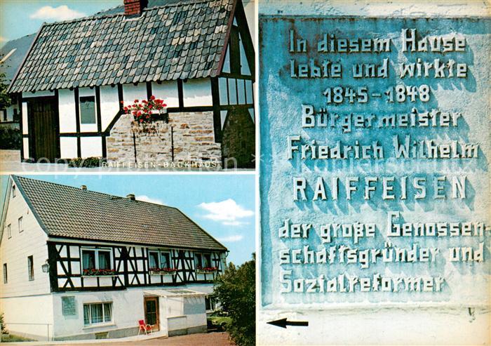 Weyerbusch Raiffeisen Backhaus Fachwerkhaus