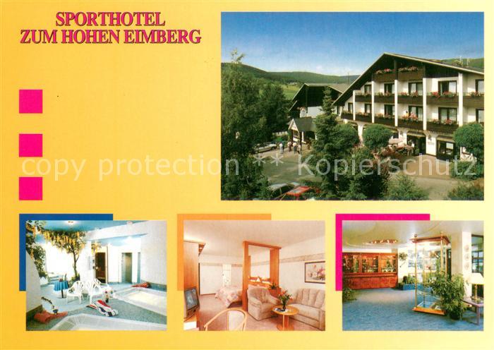Willingen Sauerland Sporthotel zum hohen Eimberg Fremdenzimmer Wellnessbereich