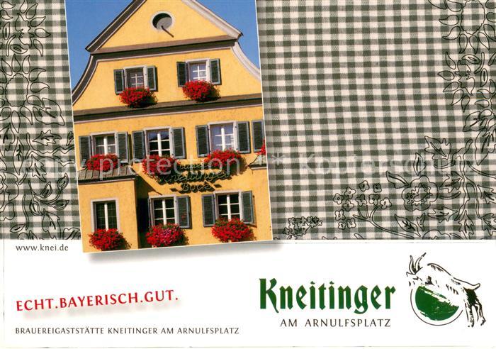 REGENSBURG Bayern Brauereigaststaette Kneitinger am Arnulfsplatz
