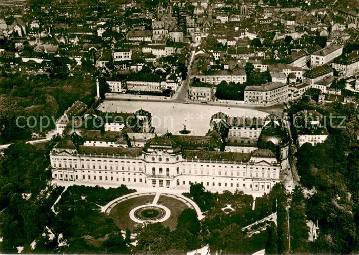 WueRZBURG Bayern Residenz Fliegeraufnahme