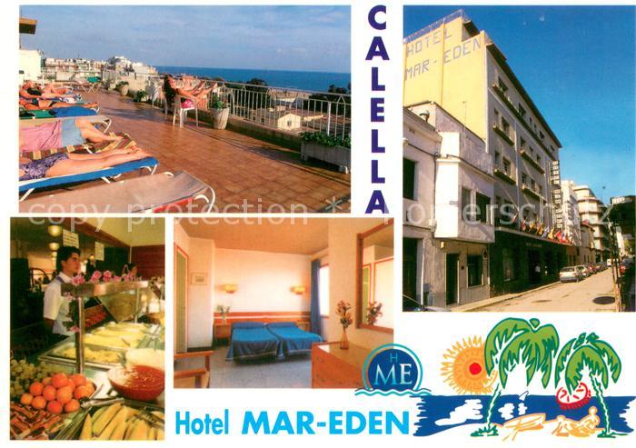 Calella de Mar Hotel Mar Eden Servicio Buffet Piscina Solarium