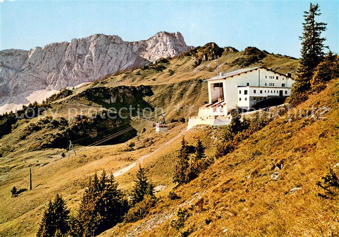 Reutte Tirol Reuttener Bergbahn Bergstation mit Gaichtspitze