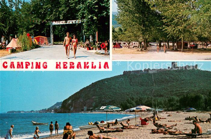Platamon Camping Heraklia Strandpartien