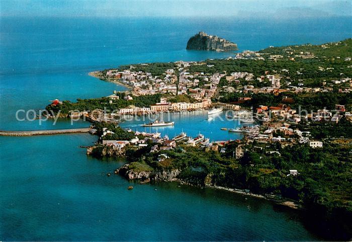 Ischia Veduta aerea Il Porto e il Castello