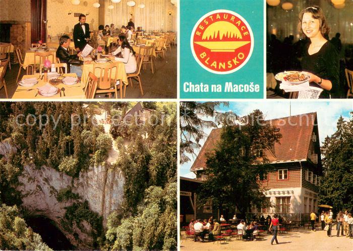 Moravsky Kras Chata na Macose Gaststube Service Terrasse