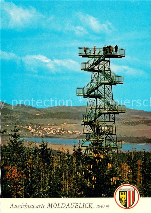 Ulrichsberg Oberoesterreich Aussichtswarte Moldaublick Fliegeraufnahme