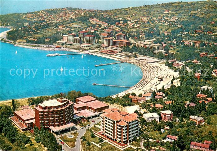 Portoroz Fliegeraufnahme