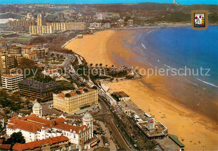 Santander El Sardinero Vista aerea