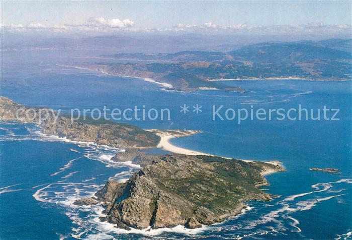 Islas Cies Ria de Vigo Vista aerea