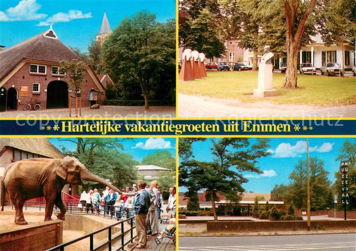 Emmen NL Museum Park Zooelefant