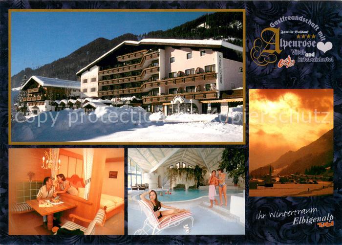 Elbigenalp Vitalhotel Alpenrose Zimmer Wellness Sauna Panorama