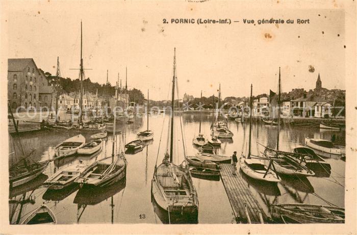 Pornic 44 Vue Generale du port