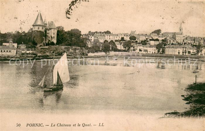 Pornic 44 Le Chateau et le quai