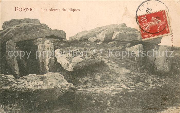 Pornic 44 Les pierres druidiques