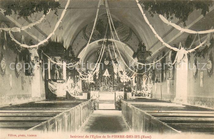 Saint-Pierre-des-Ifs Eure Intérieur de l Eglise