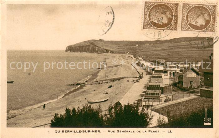 Quiberville 76 Vue Generale de la plage