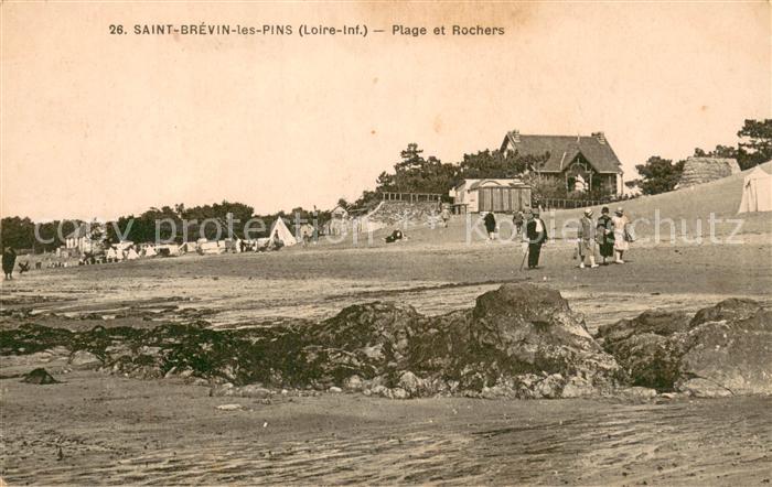 Saint-Brevin-les-Pins Plage et rochers