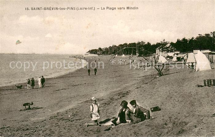 Saint-Brevin-les-Pins La plage vers Mindin