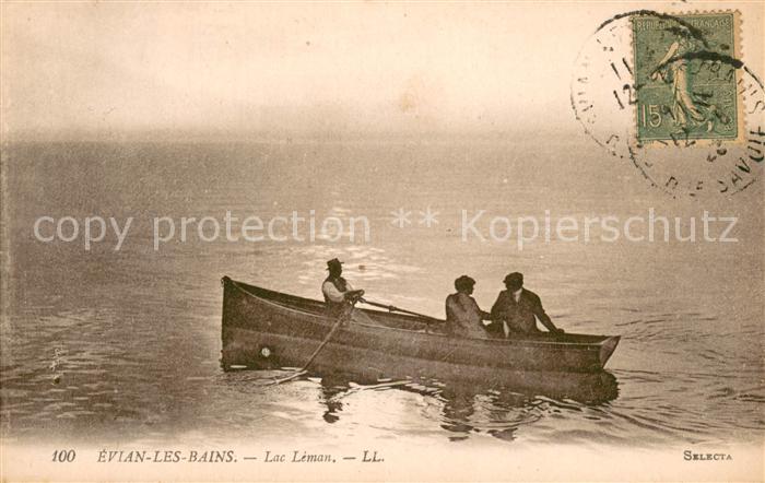 Evian-les-Bains 74 Bateau au Lac Leman