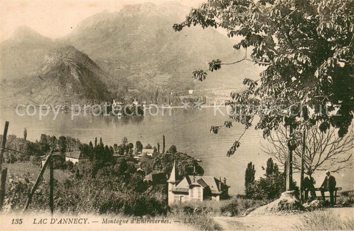 Annecy 74 Haute-Savoie Lac d Annecy Montagne d Entrevernes