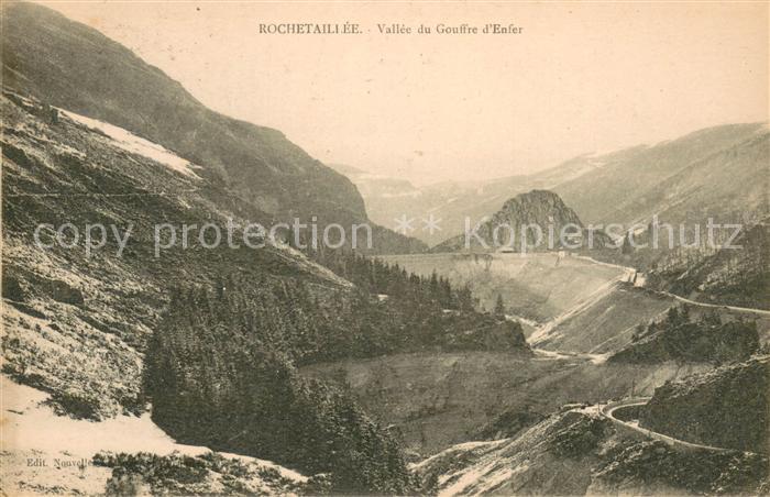 Rochetaillee  Saint-Etienne Panorama Vallee du Gouffre d Enfer
