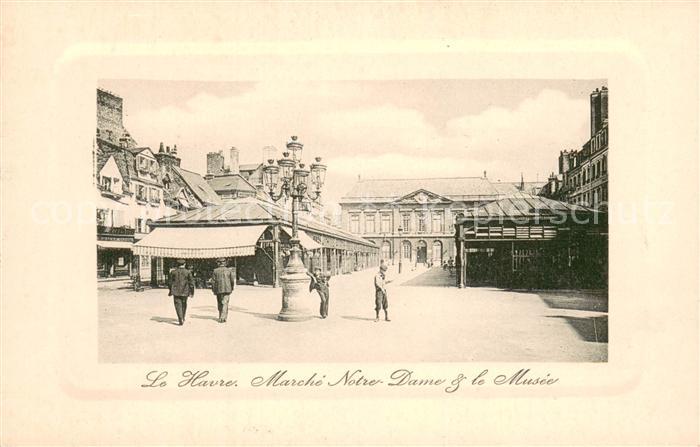 Le Havre Marché Notre Dame et le Musee