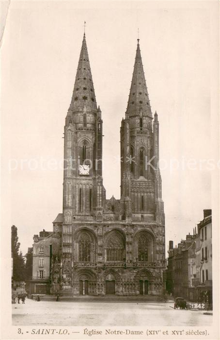 Saint Lo Eglise Notre Dame XIVe et XVIe siècles