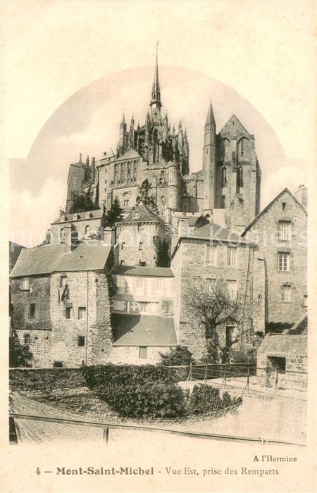 Mont-Saint-Michel Vue prise des remparts