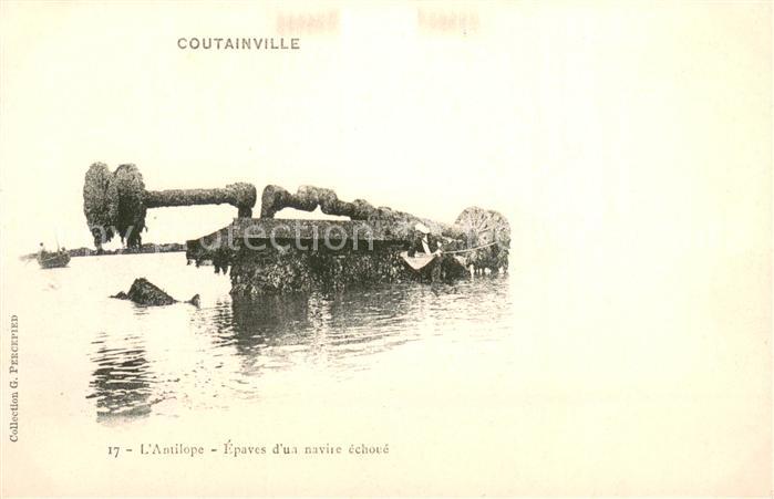Coutainville L antilope Epaves d un navire échové