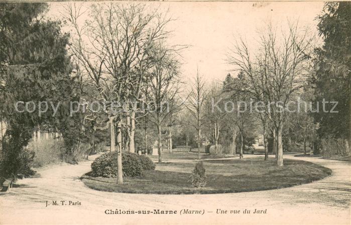 Chalons-sur-Marne Une vue du Jard