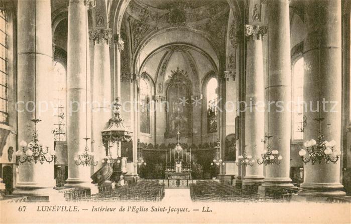 Luneville 54 Intérieur de l Eglise Saint Jacques